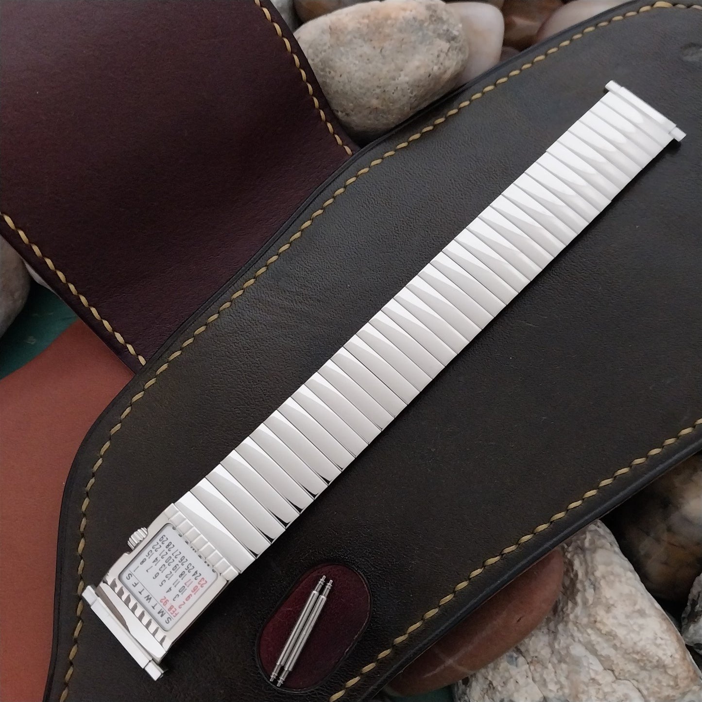 18mm 20mm 22mm Speidel Timeband Stainless Steel Calendar Unused 1990s Watch Band