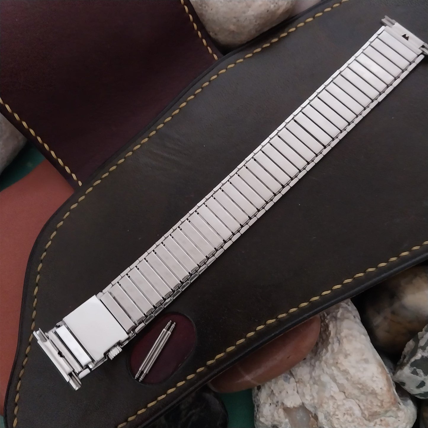 18mm 20mm 22mm Speidel Timeband Stainless Steel Calendar Unused 1990s Watch Band