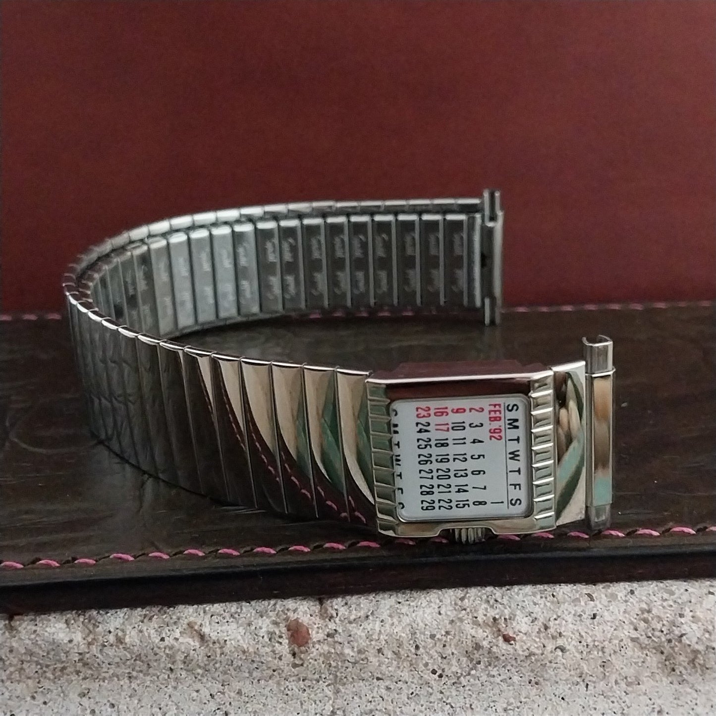 18mm 20mm 22mm Speidel Timeband Stainless Steel Calendar Unused 1990s Watch Band