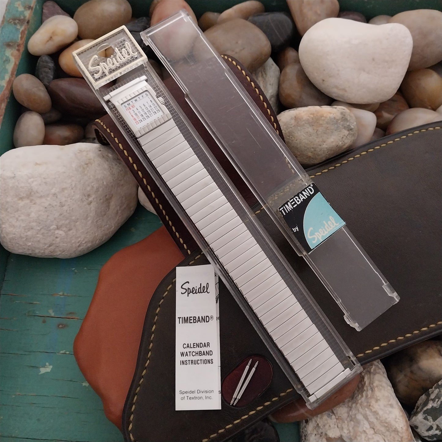 18mm 20mm 22mm Speidel Timeband Stainless Steel Calendar Unused 1990s Watch Band