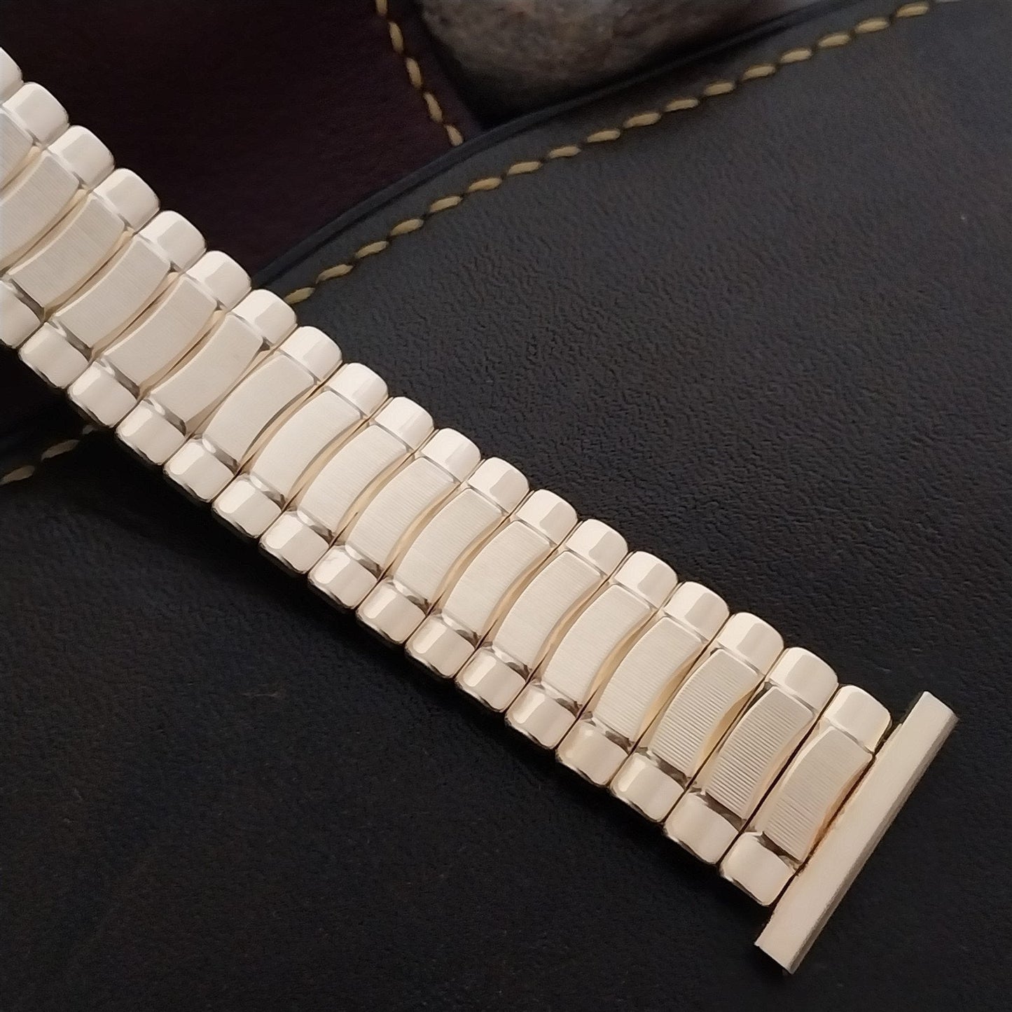 JB Champion 10k Gold-Filled Perpetual Calendar Unused 1960s Vintage Watch Band