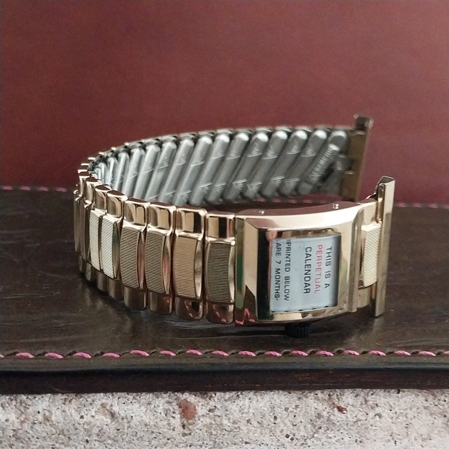 JB Champion 10k Gold-Filled Perpetual Calendar Unused 1960s Vintage Watch Band