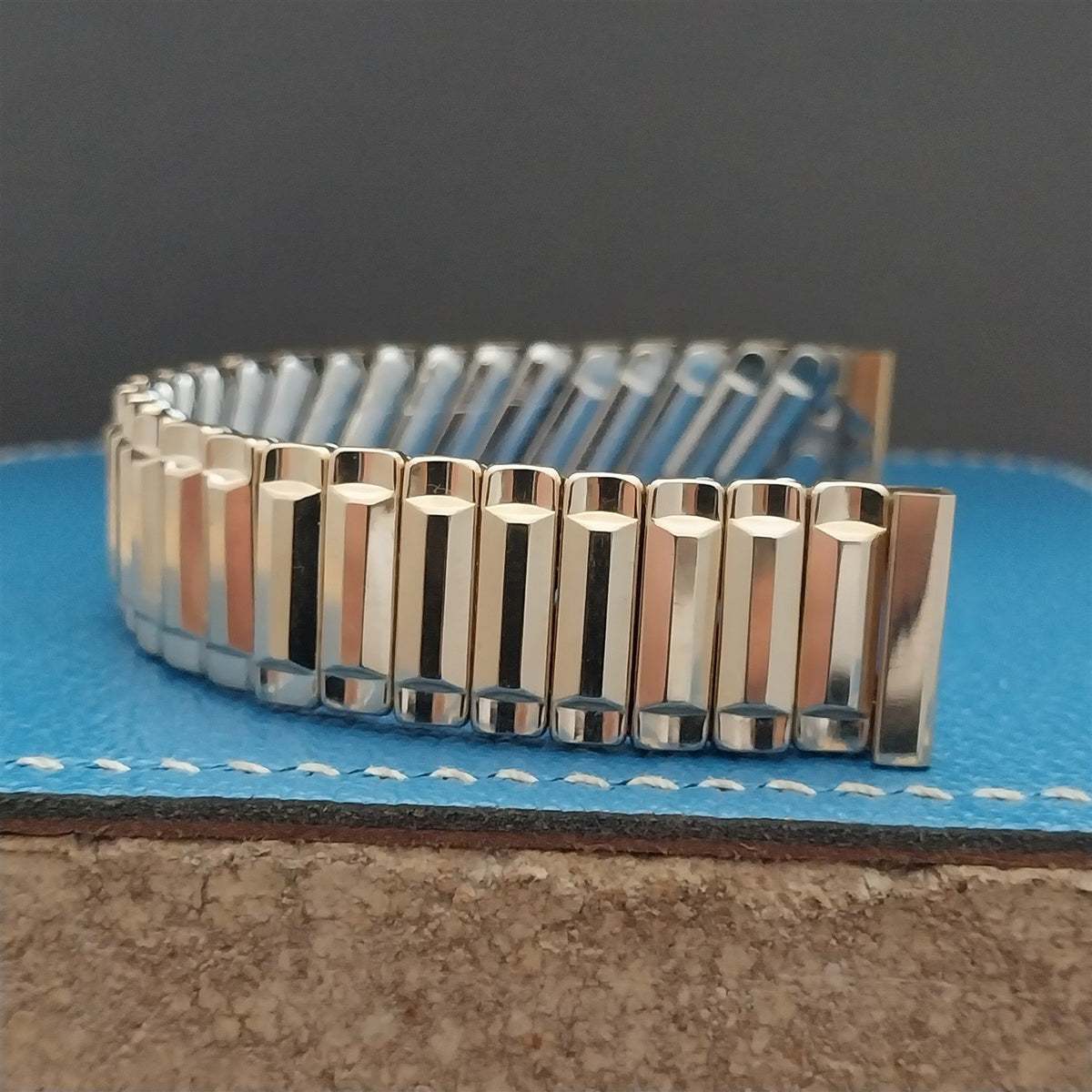 12k Gold Filled 5/8" JB Champion MCM Expansion Unused 1950s Vintage Watch Band