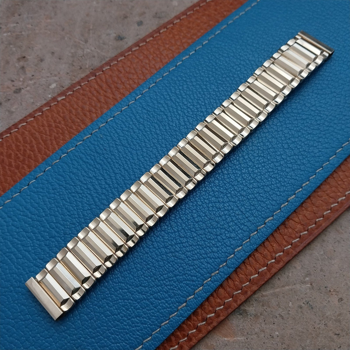 12k Gold Filled 5/8" JB Champion MCM Expansion Unused 1950s Vintage Watch Band
