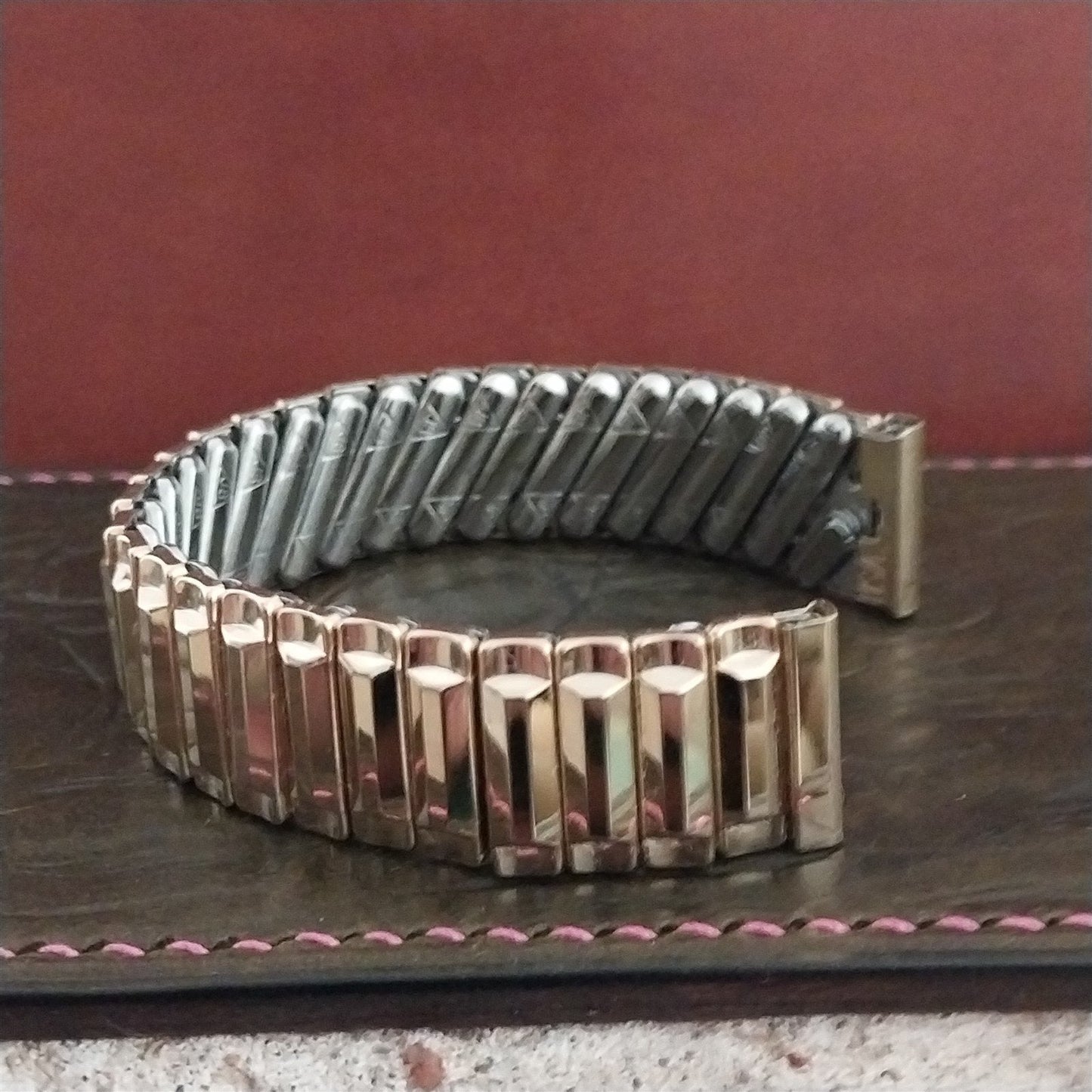 12k Gold Filled 5/8" JB Champion MCM Expansion Unused 1950s Vintage Watch Band