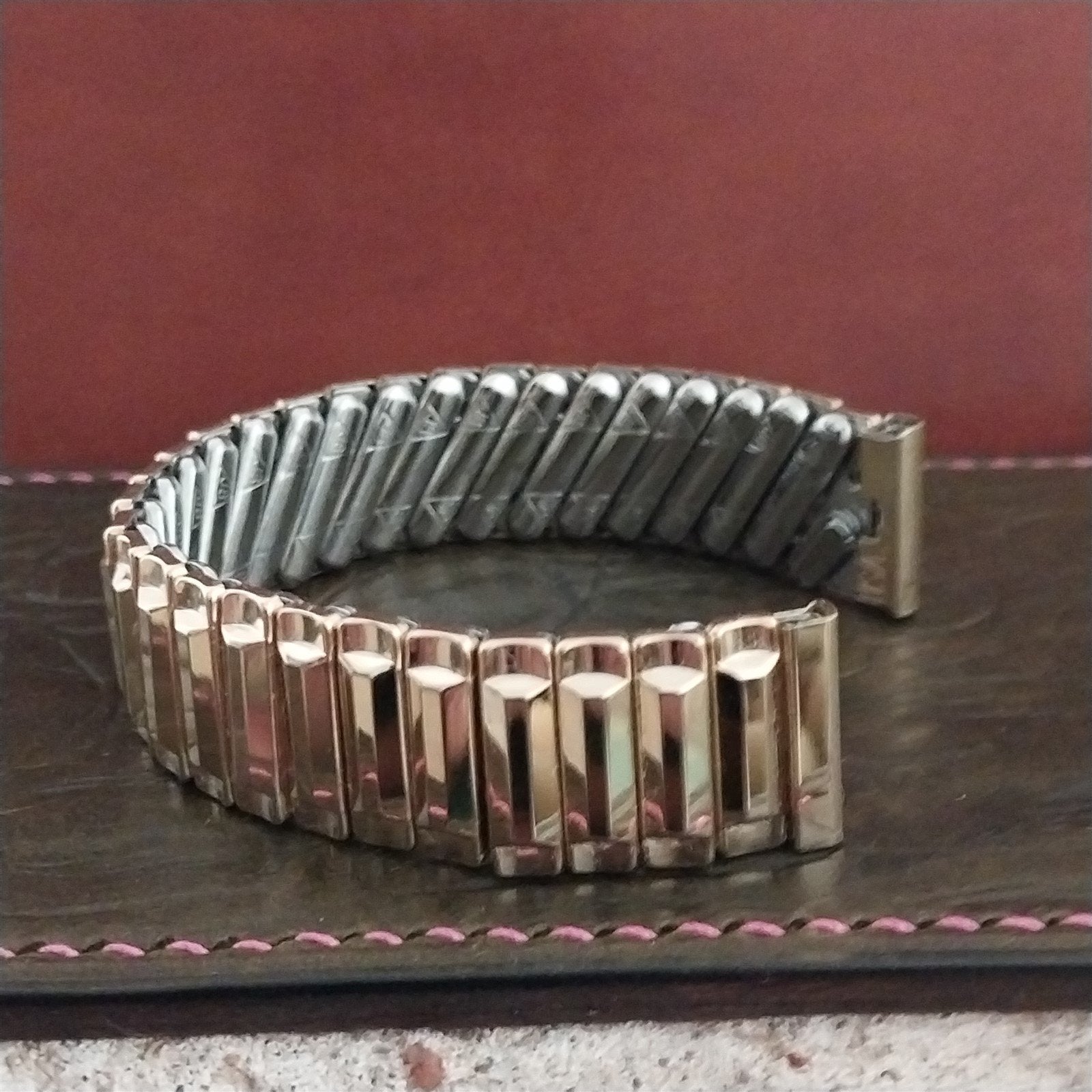 12k Gold Filled 5/8" JB Champion MCM Expansion Unused 1950s Vintage Watch Band