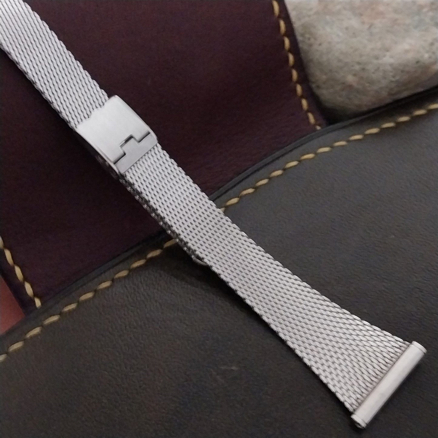 Kestenmade Ladies Stainless Steel Mesh 17.2mm Unused 1960s Vintage Watch Band