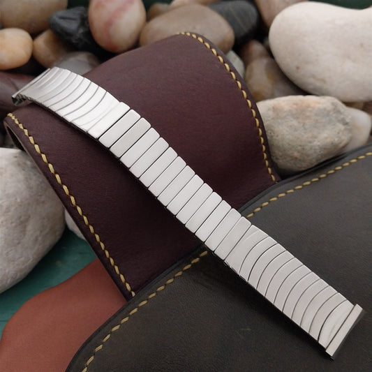 1970s Stainless Steel 18mm Expansion Unused Vintage Watch Band
