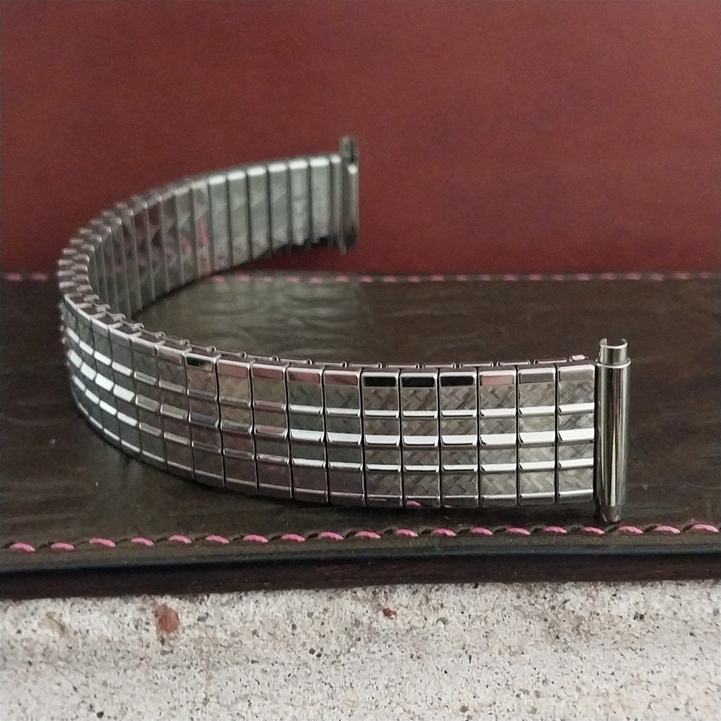 JB Champion Stainless Steel 18mm 19mm 20mm nos Unused 1970s Vintage Watch Band