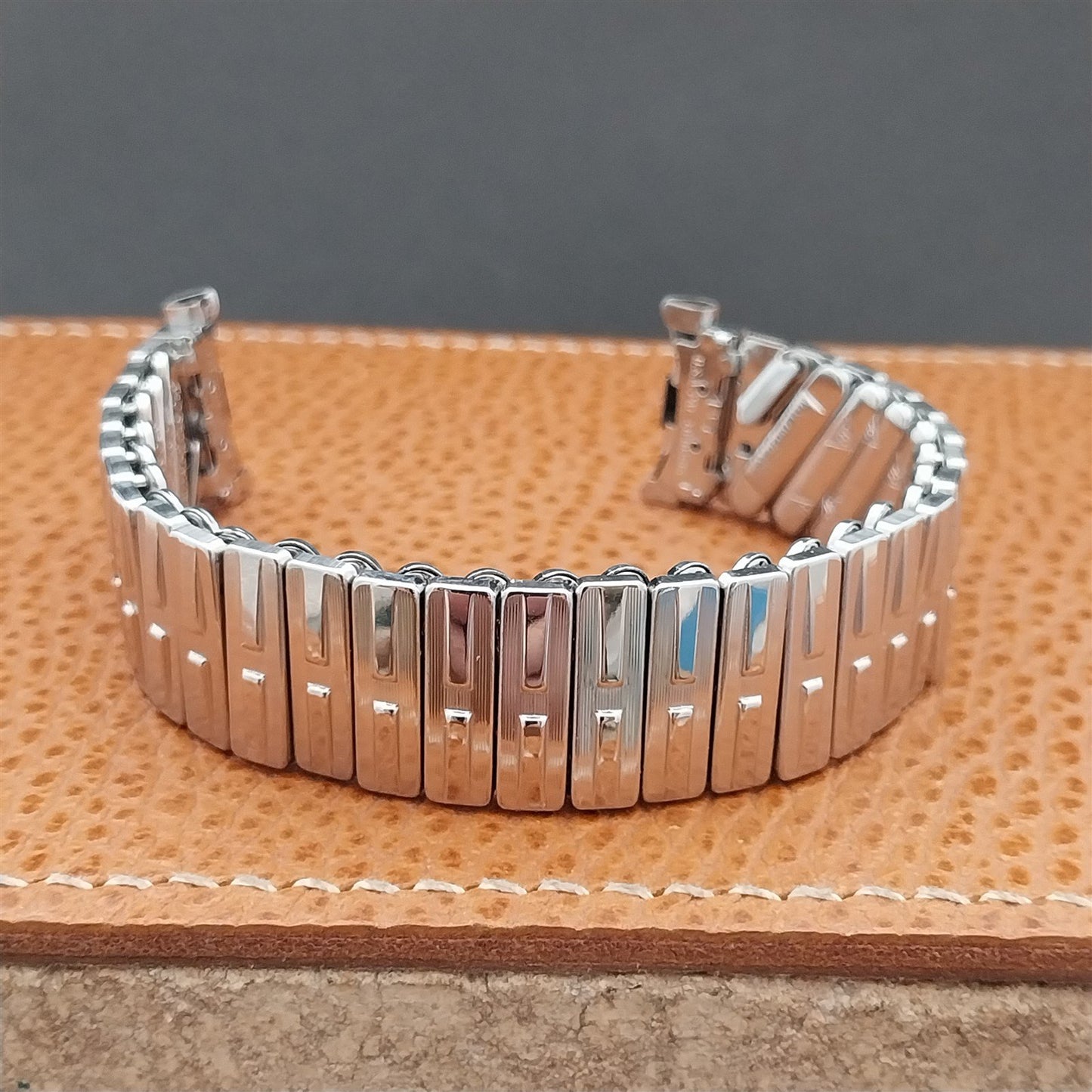 19mm 18mm JB Champion Stainless Steel Expansion MIP Unused 1960s Watch Band