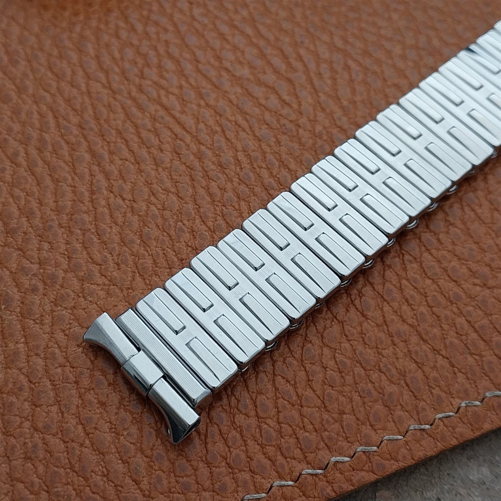 19mm 18mm JB Champion Stainless Steel Expansion MIP Unused 1960s Watch Band