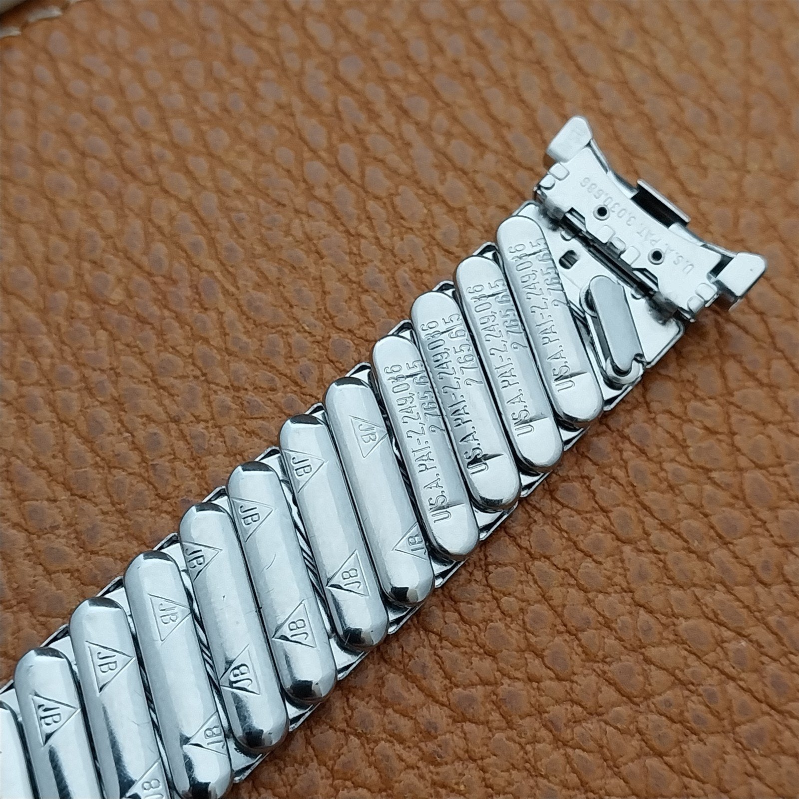 19mm 18mm JB Champion Stainless Steel Expansion MIP Unused 1960s Watch Band