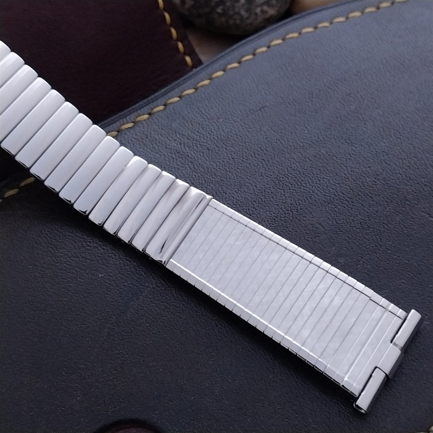 19mm 18mm Stainless Steel JB Champion 1960s nos Unused Vintage Watch Band