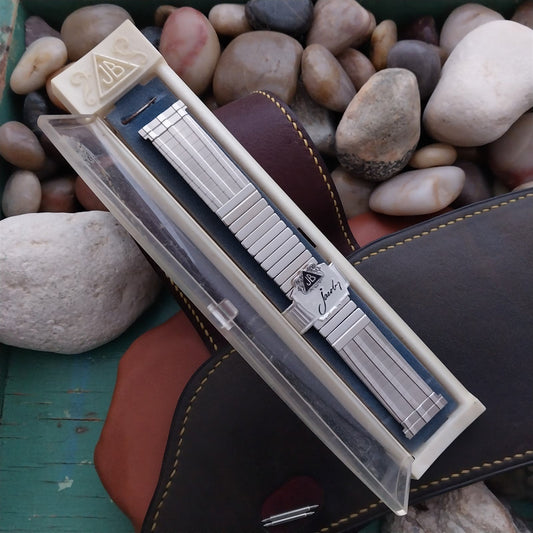 19mm 18mm Stainless Steel JB Champion nos mcm 1960s Unused Vintage Watch Band