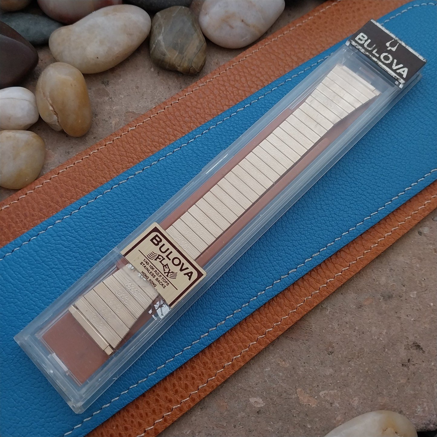 22mm 20mm 19mm Long Bulova 10k Gold rgp Wide Expansion 1970s Unused Watch Band