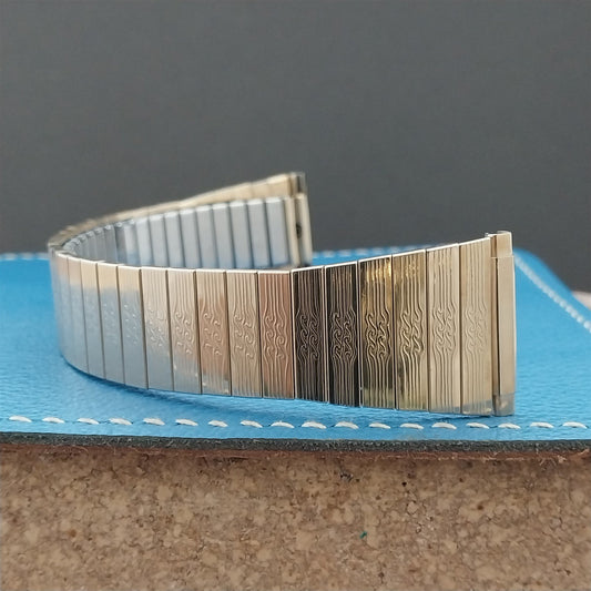 22mm 20mm 19mm Long Bulova 10k Gold rgp Wide Expansion 1970s Unused Watch Band