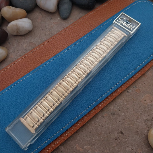 18mm 20mm 22mm Gold-Tone Speidel Twistoflex Stretch 1990s Unused Watch Band