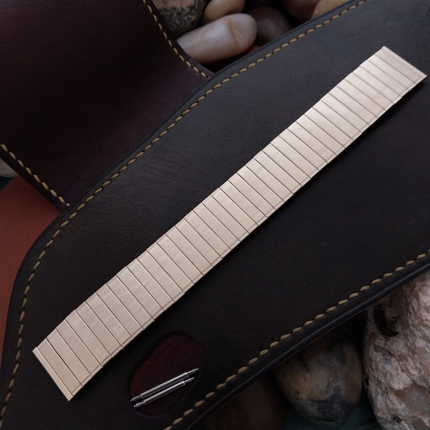 19mm Gold RGP Speidel USA nos Wide Old-Stock Stretch Expansion Unused Watch Band