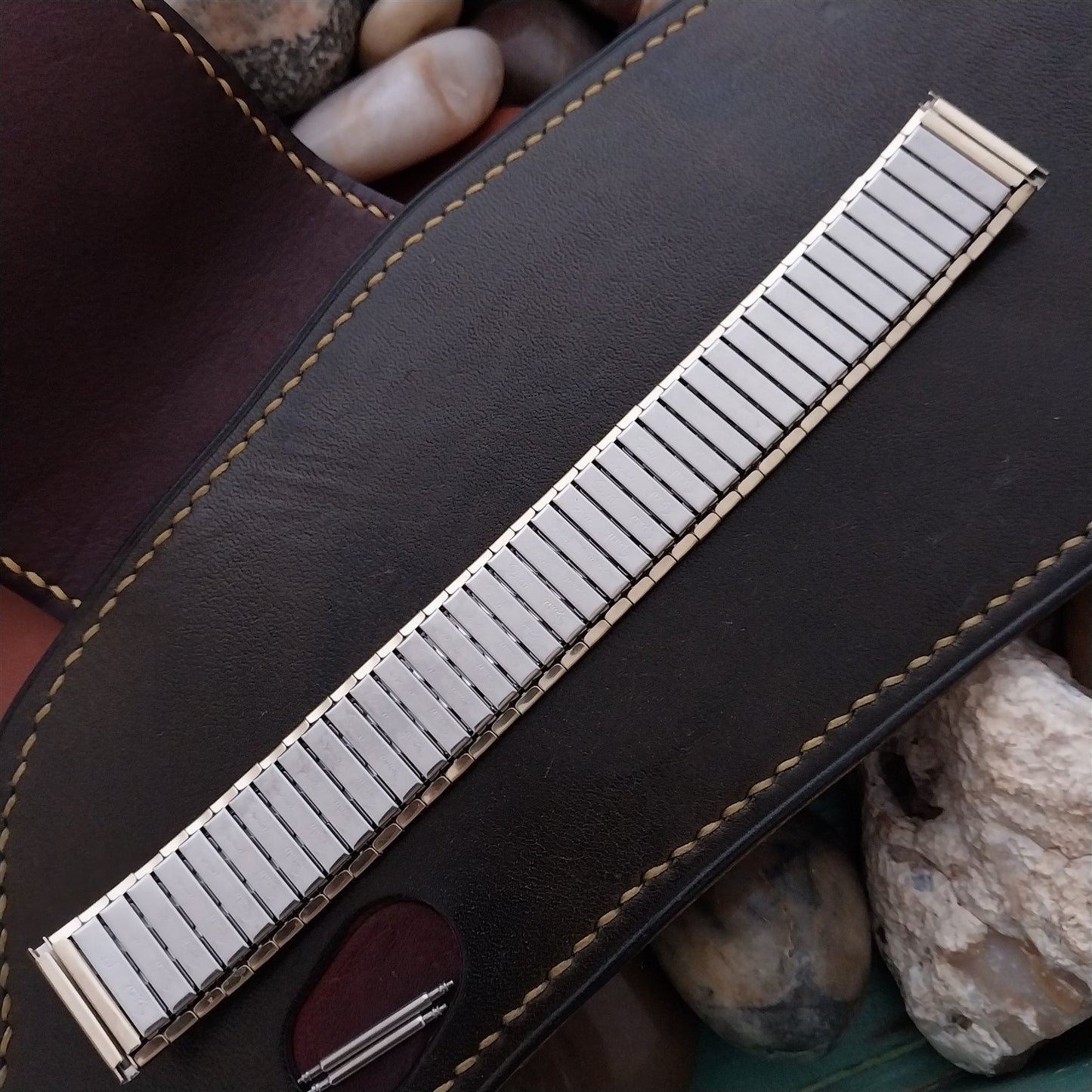 19mm Gold RGP Speidel USA nos Wide Old-Stock Stretch Expansion Unused Watch Band