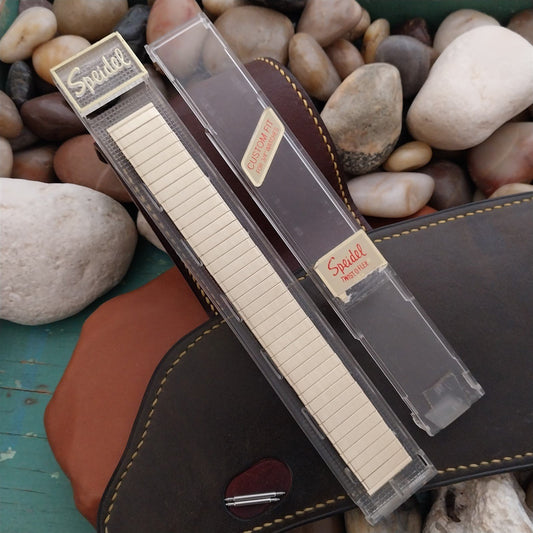 19mm Gold RGP Speidel USA nos Wide Old-Stock Stretch Expansion Unused Watch Band