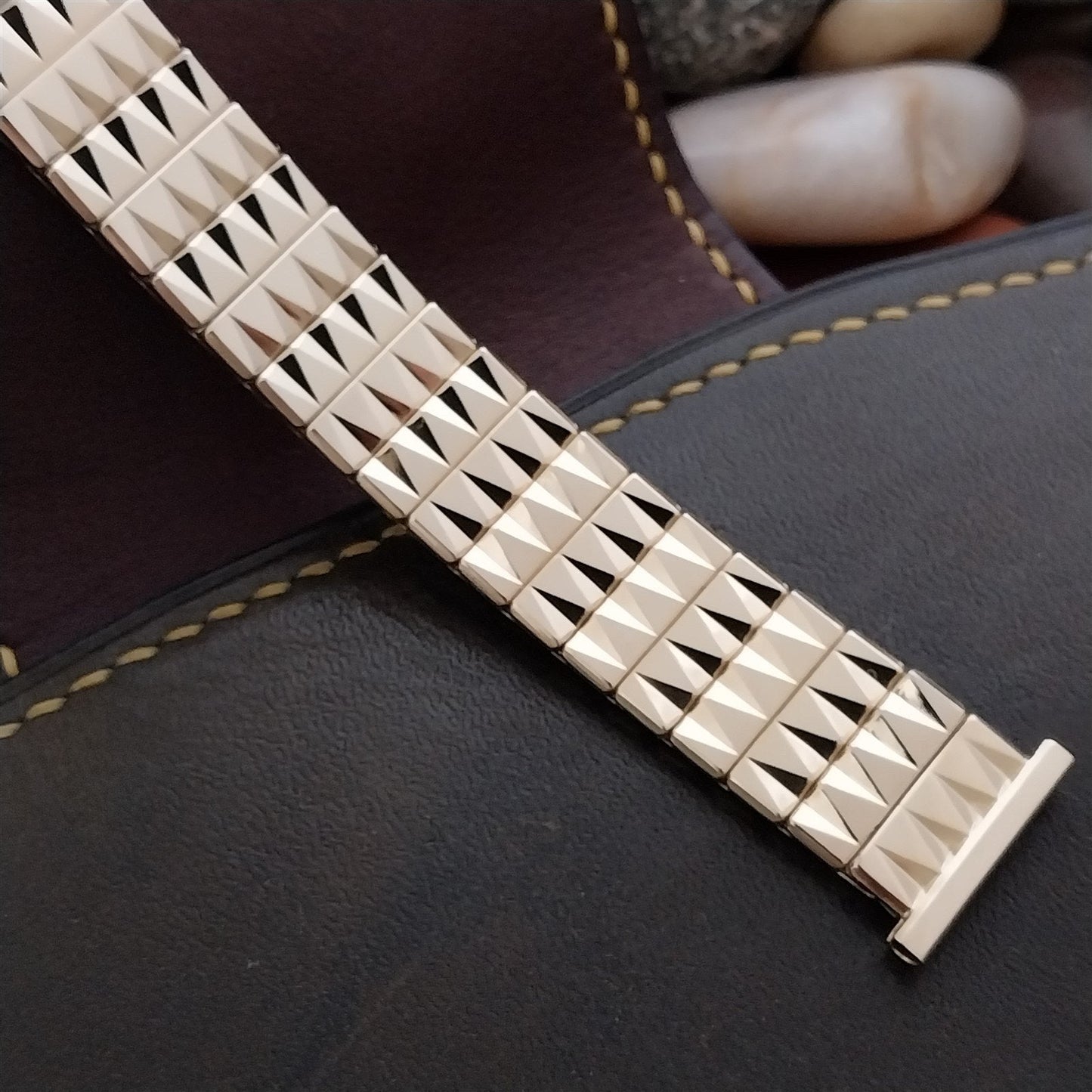 19mm 18mm 16mm 10k Gold-Filled Speidel Cross Fire 1956 Unused mcm Watch Band