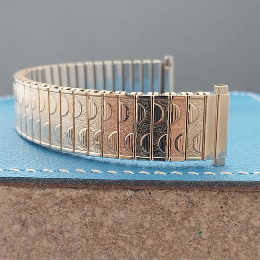 Timex MG59 Yellow Gold-Tone 16mm 18mm 20mm Expansion Unused 1970s Watch Band