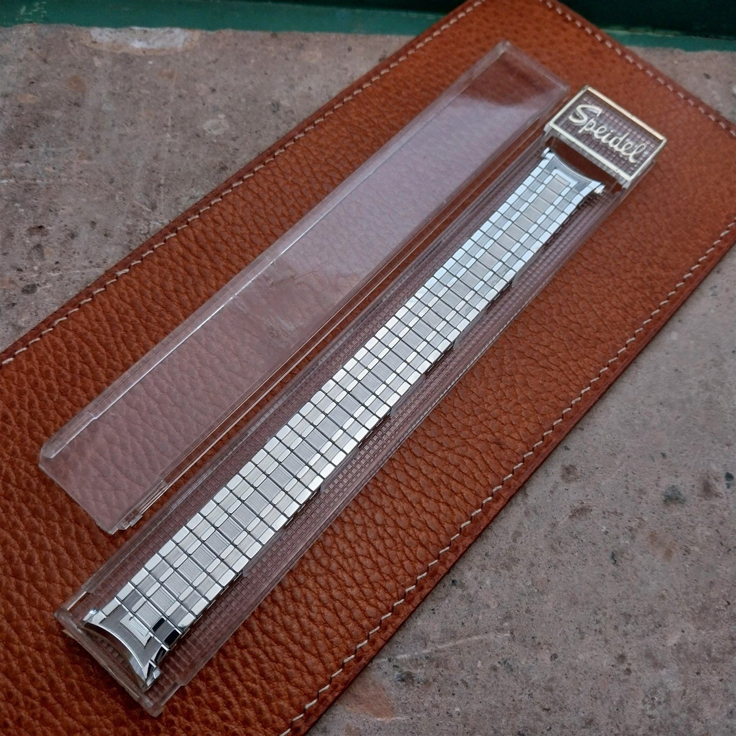19mm 18mm 17mm White Gold-Filled Long Speidel Elegante NOS 1960s Watch Band
