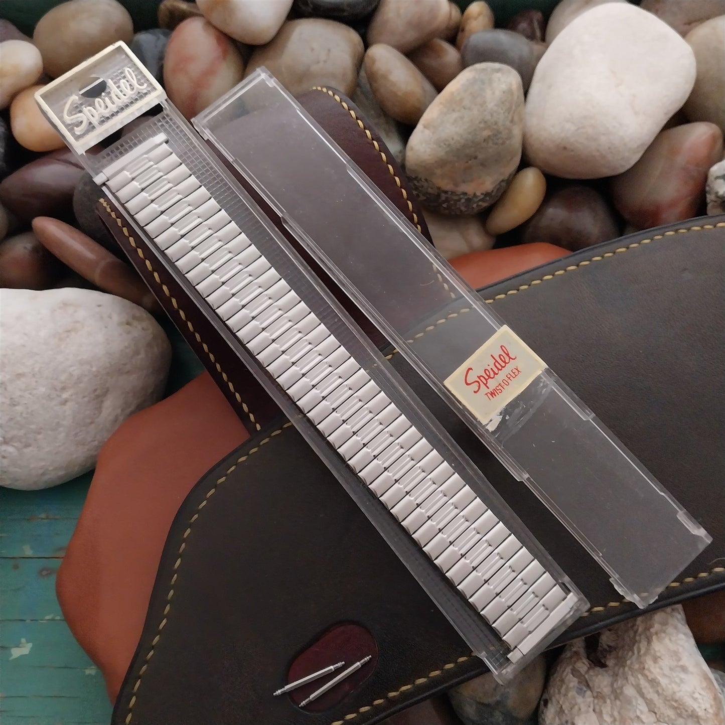 Vintage 22mm 20mm 18mm Wide Speidel Stainless Expansion Unused 1970s Watch Band