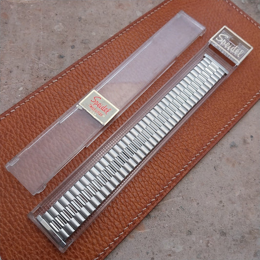 Vintage 22mm 20mm 18mm Wide Speidel Stainless Expansion Unused 1970s Watch Band