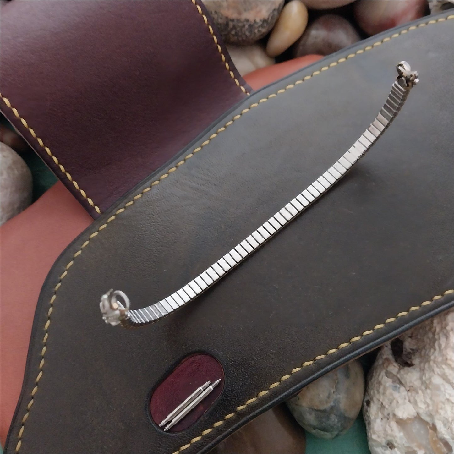 Ladies 10k Gold-Filled & Diamond Single-Lug Speidel Unused Vintage Watch Band