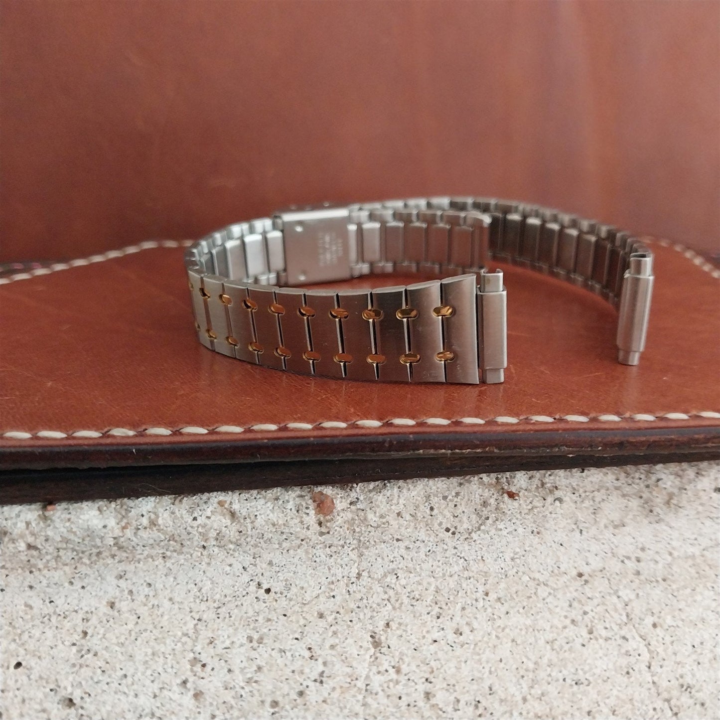 14mm 13mm 12mm 11mm Stainless & Gold-Tone Ladies Kreisler Unused 70s Watch Band