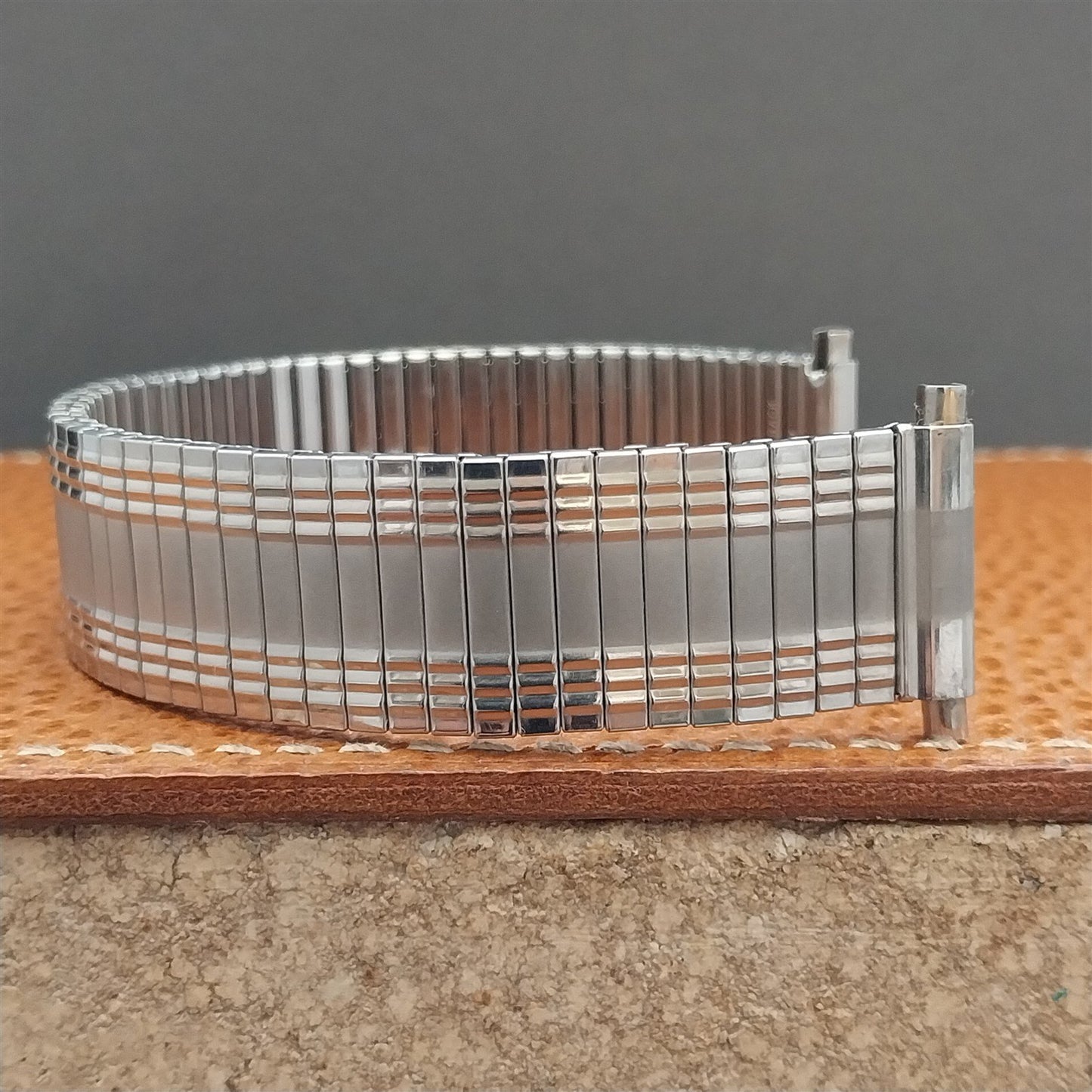 17mm 18mm 20mm Kreisler Ultra-Thin Stainless Steel 1980s Unused Watch Band