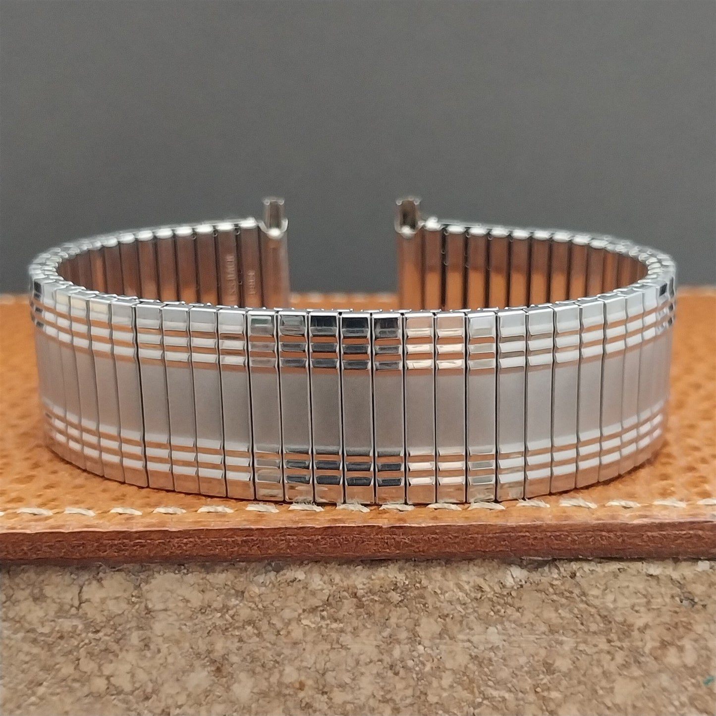 17mm 18mm 20mm Kreisler Ultra-Thin Stainless Steel 1980s Unused Watch Band