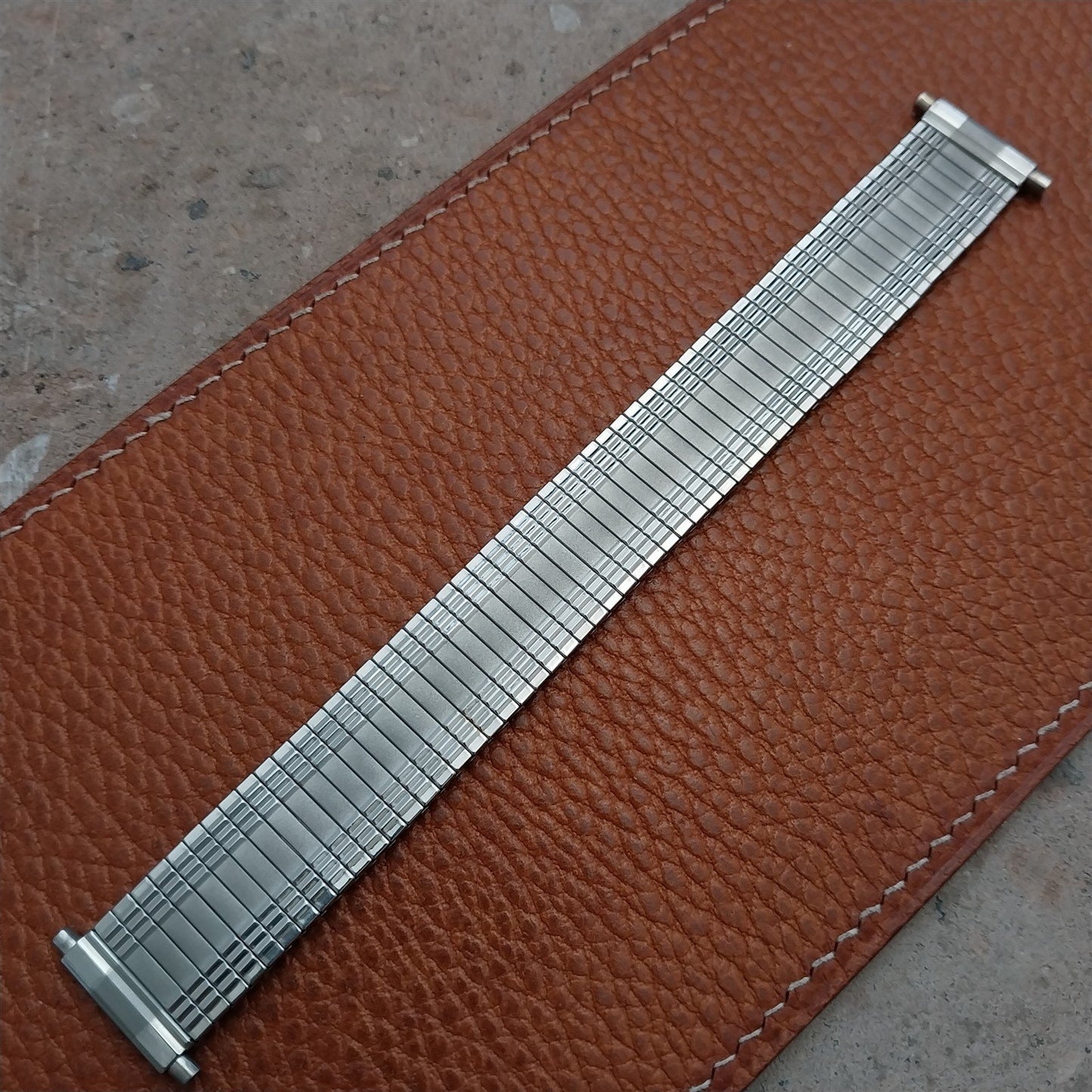 17mm 18mm 20mm Kreisler Ultra-Thin Stainless Steel 1980s Unused Watch Band