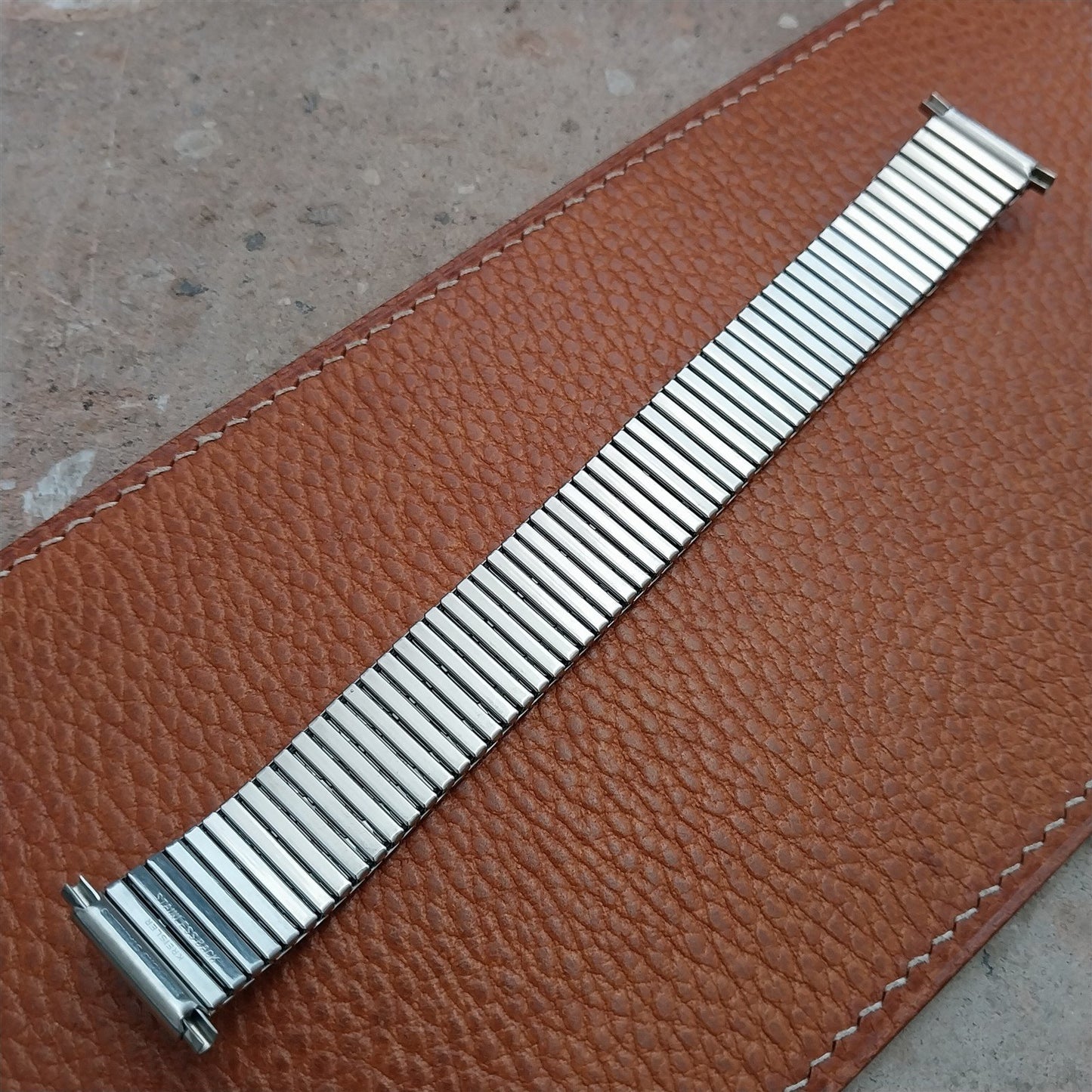 17mm 18mm 20mm Kreisler Ultra-Thin Stainless Steel 1980s Unused Watch Band