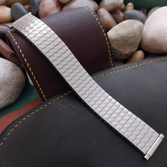 17mm 18mm 20mm 22mm 19mm Wide Stainless Steel Unused 1990s Watch Band