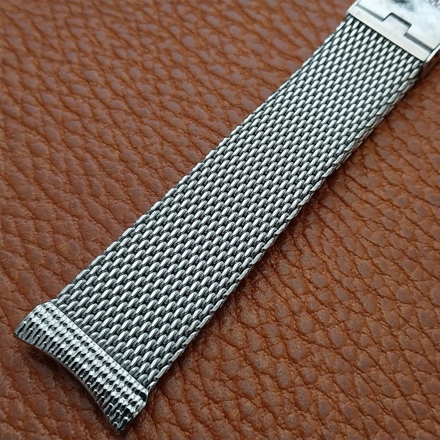 19mm 18mm 17mm Classic Stainless Steel Mesh Lenox 1960s-1970s Unused Watch Band
