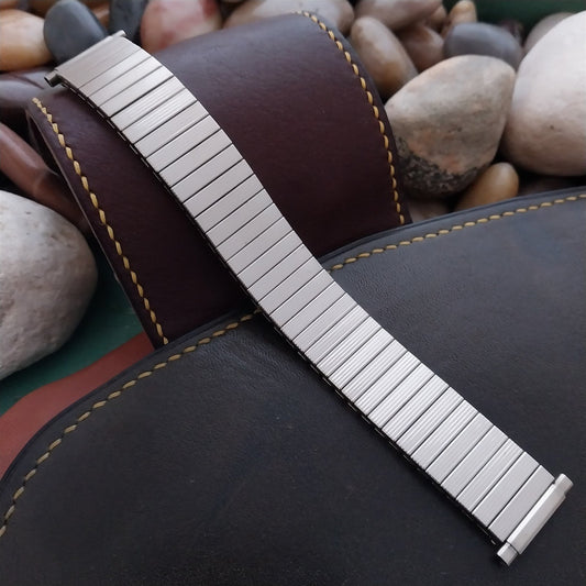 17mm 18mm 20mm 22mm 19mm Wide Stainless Steel Unused 1990s Watch Band