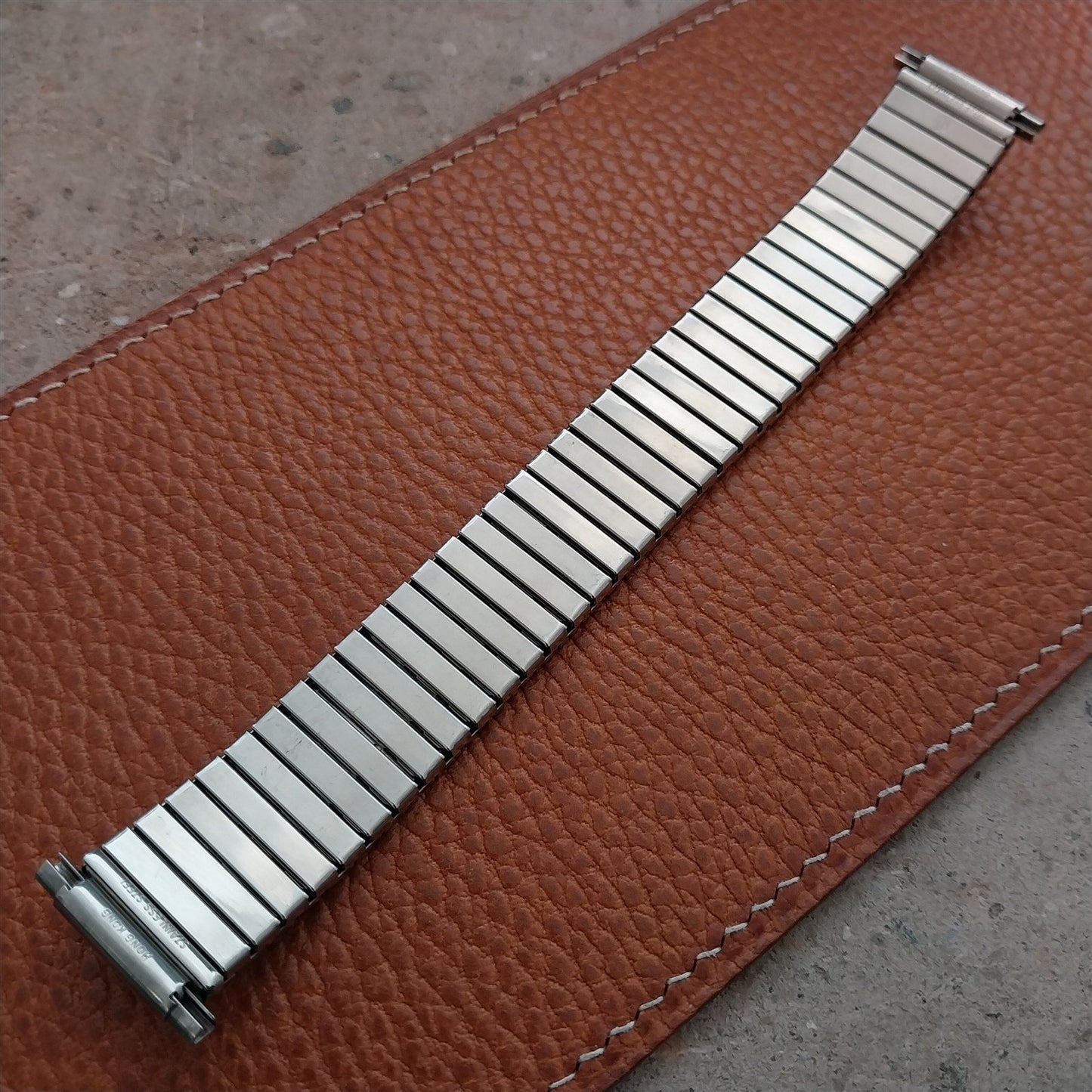 17mm 18mm 20mm 22mm 19mm Wide Stainless Steel Unused Vintage Watch Band