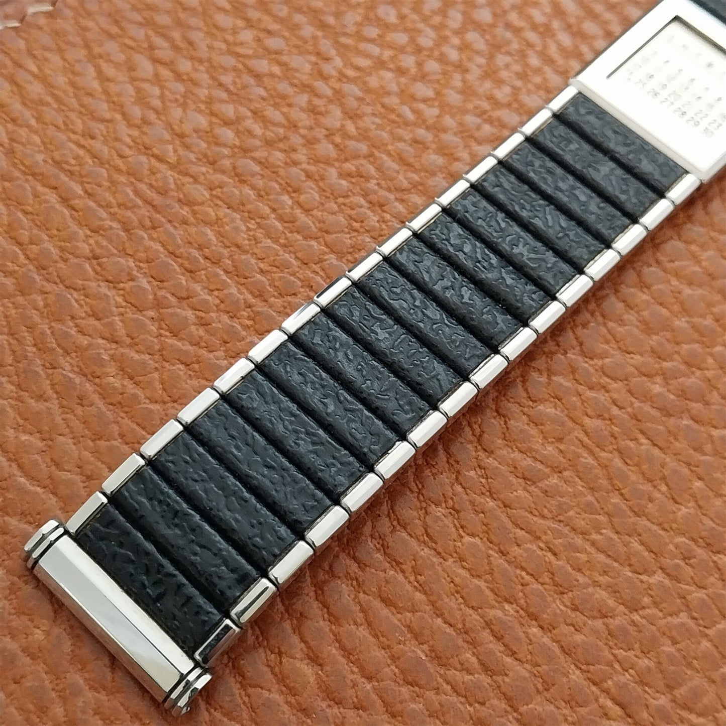 Kreisler Black & Stainless Steel Perpetual Calendar Vintage Watch Band