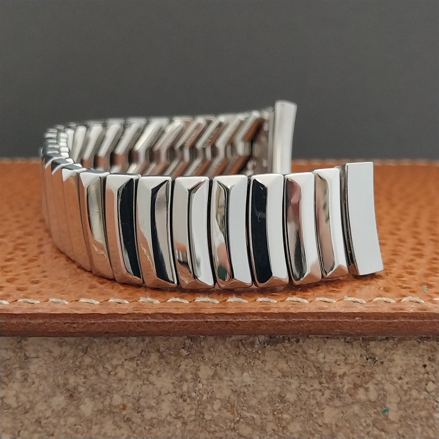 5/8" Elgin Hadley Stainless Steel Unused nos 1950s Vintage Watch Band
