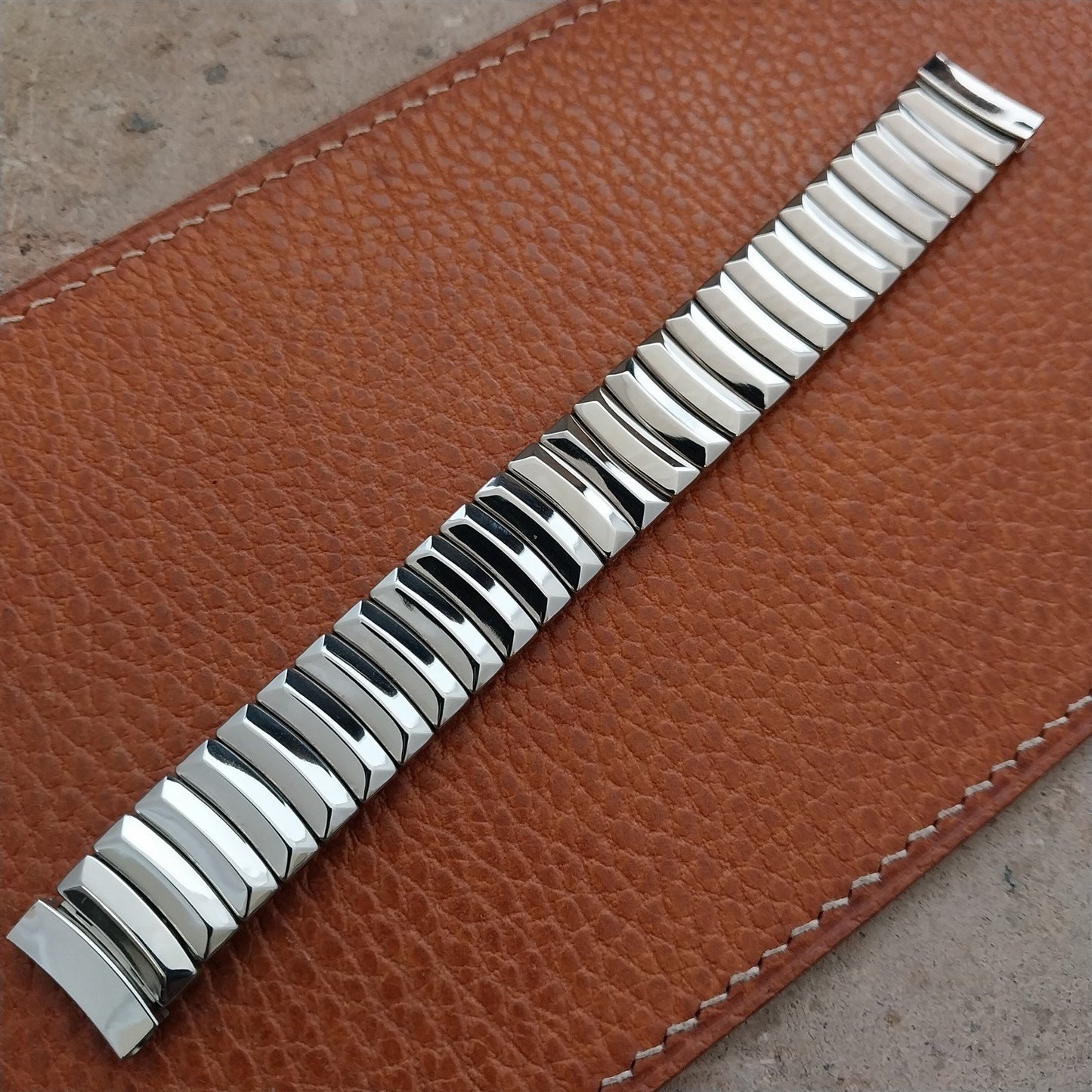 5/8" Elgin Hadley Stainless Steel Unused nos 1950s Vintage Watch Band