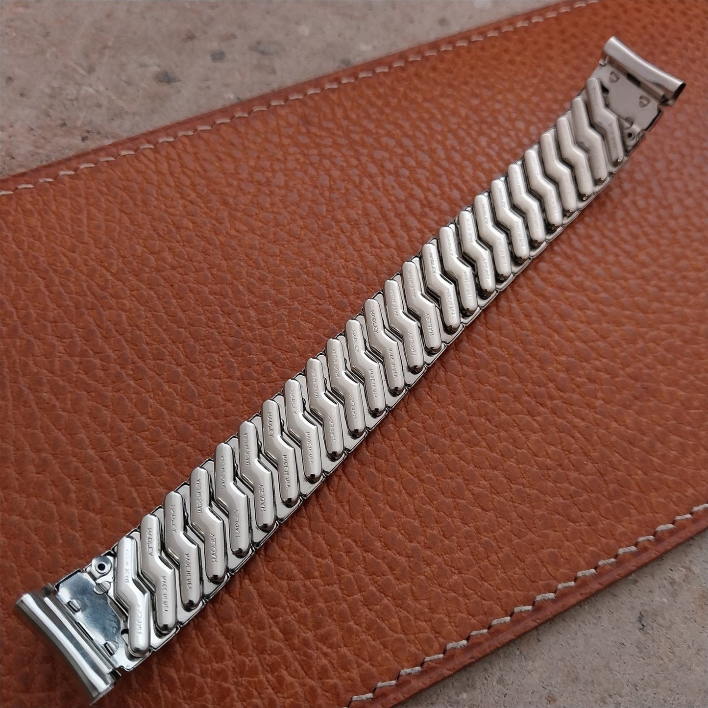 5/8" Elgin Hadley Stainless Steel Unused nos 1950s Vintage Watch Band