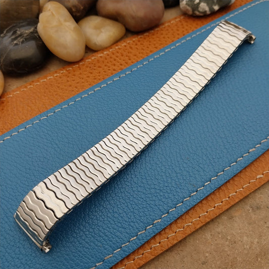 Stainless Steel Expansion Speidel Riptide 16mm 18mm 19mm 1970s Unused Watch Band
