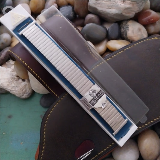 18mm 20mm 22mm JB Champion Brushed Stainless Unused 1970s Unused Watch Band