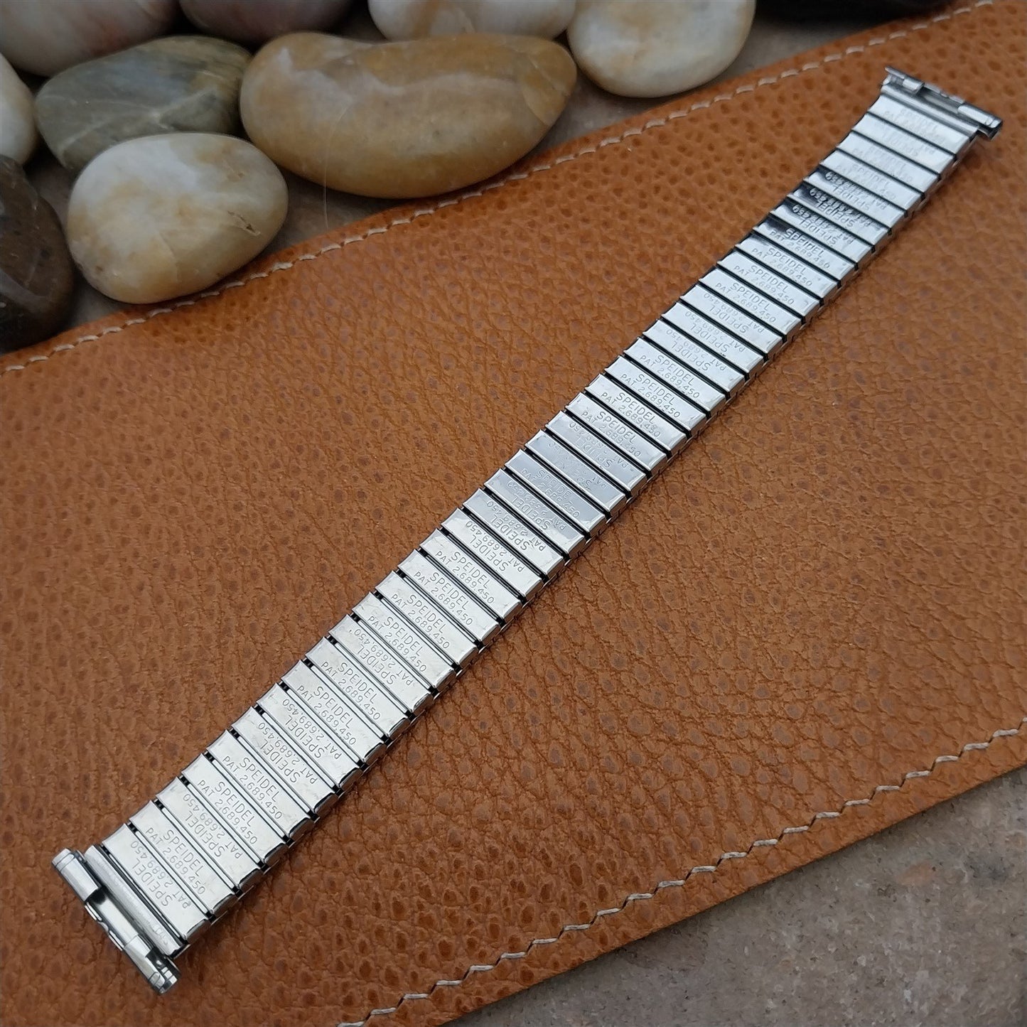 19mm 18mm 16mm Stainless Steel Speidel Plainsman 1964 nos Unused Watch Band