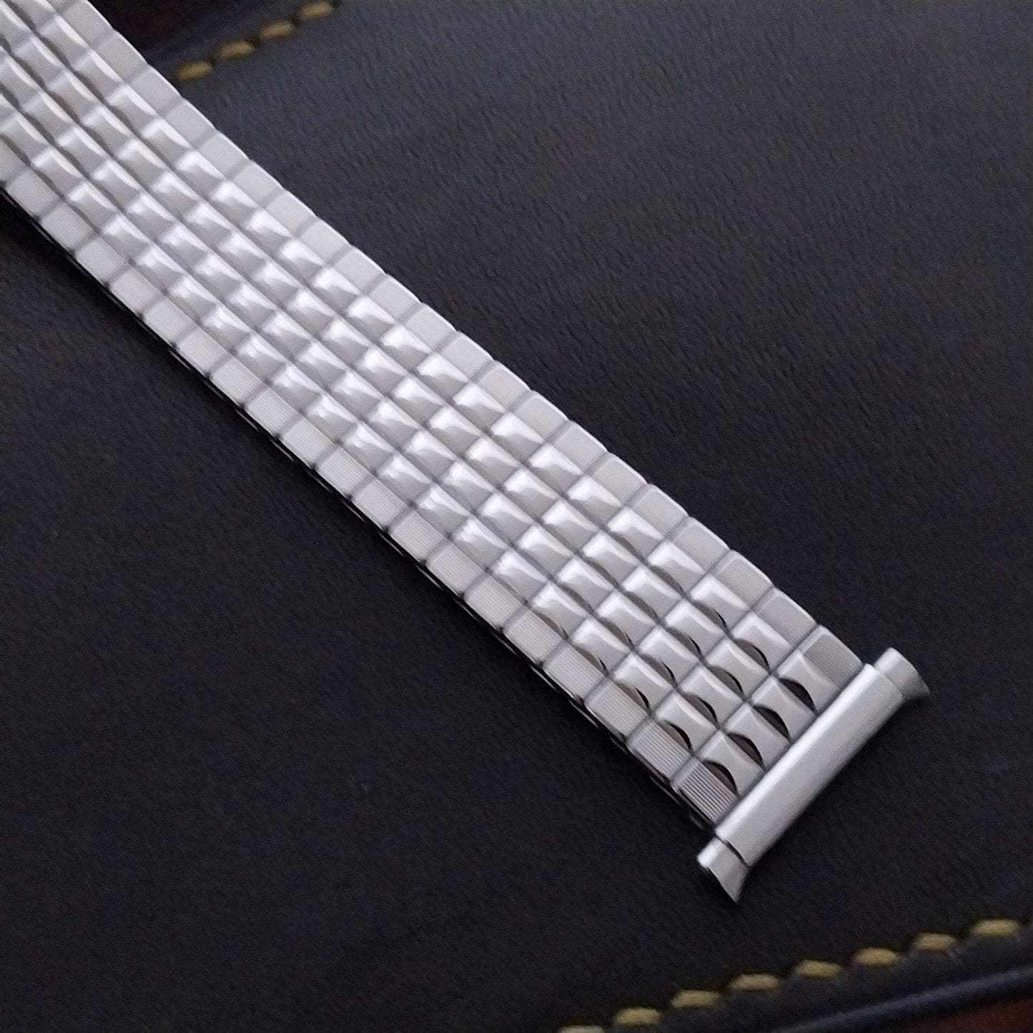 18mm 19mm 1960s Stainless Steel Expansion Gemex Unused 1970s Watch Band