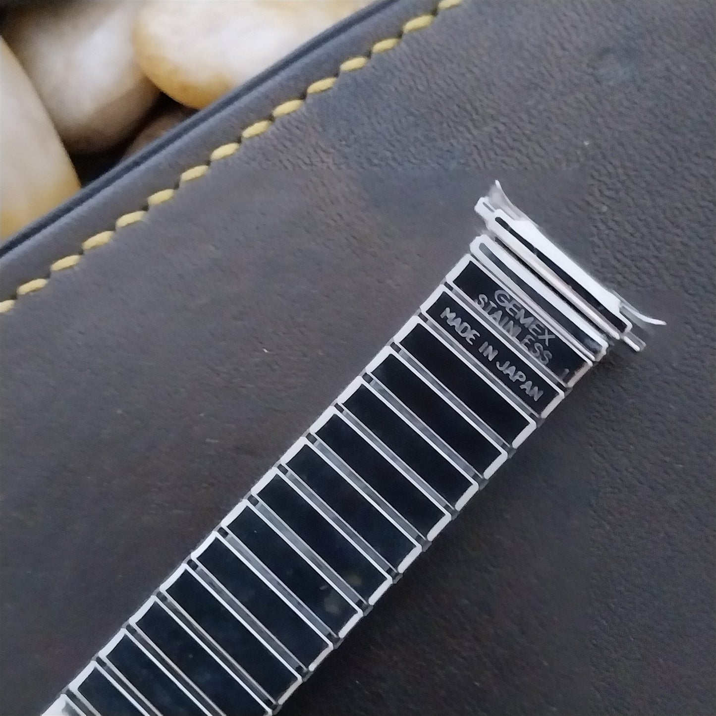 18mm 19mm 1960s Stainless Steel Expansion Gemex Unused 1970s Watch Band