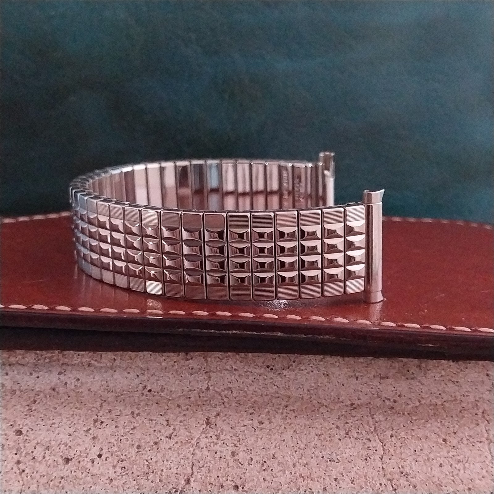 18mm 19mm 1960s Stainless Steel Expansion Gemex Unused 1970s Watch Band