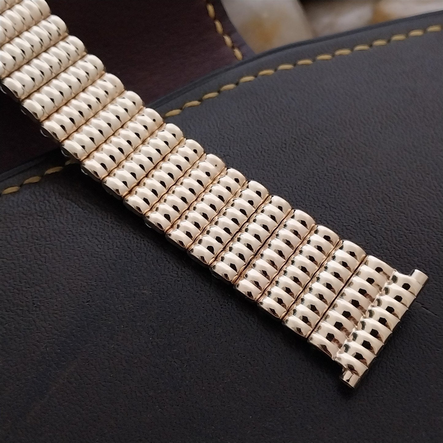 19mm 18mm JB Champion American Patriot Gold-Filled Expansion Unused Watch Band